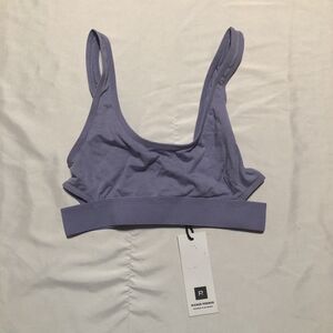 Richer Poorer Scoop Bralette Womens XS Violet Cotton Modal Comfy Loungewear Bra